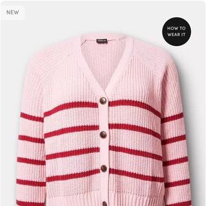 Torrid Chenille V-Neck Cardigan